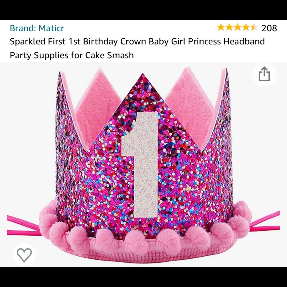 Birthday crown